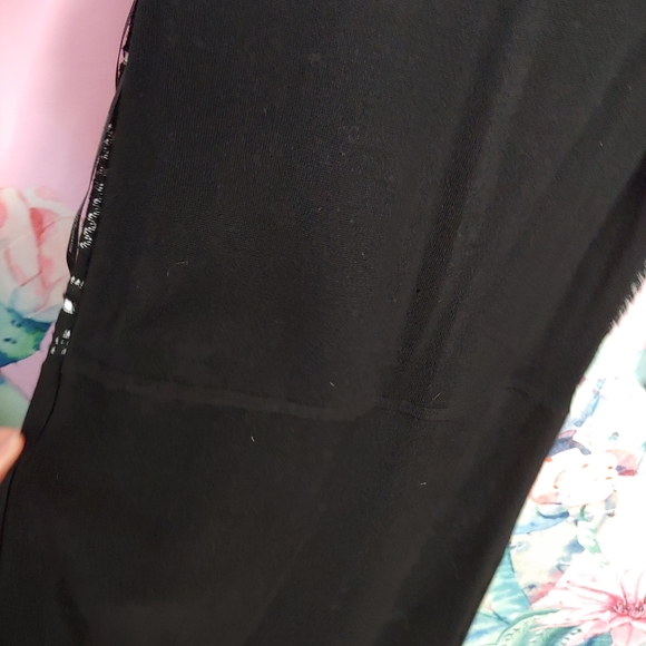 NEW Bcbgeneration | Black White Knit V-Neck Sweater Dress Fit & Flare Medium - Picture 12 of 15